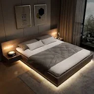 Giường hộp gỗ óc chó