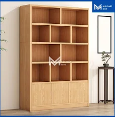 Kệ sách gỗ teak